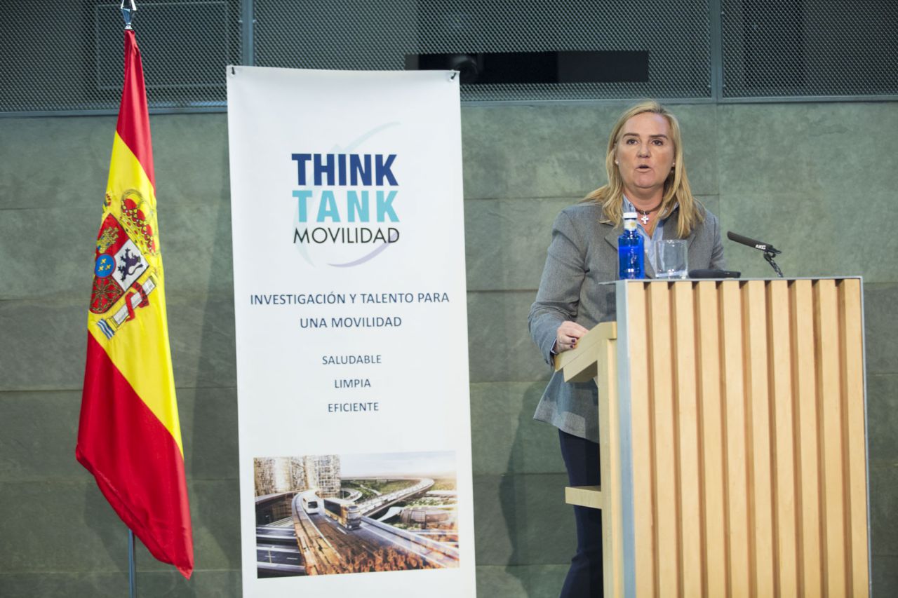 La consejera de Transportes, Vivienda e Infraestructura de la Comunidad de Madrid, Rosalía Gonzalo, en la clausura del foro.