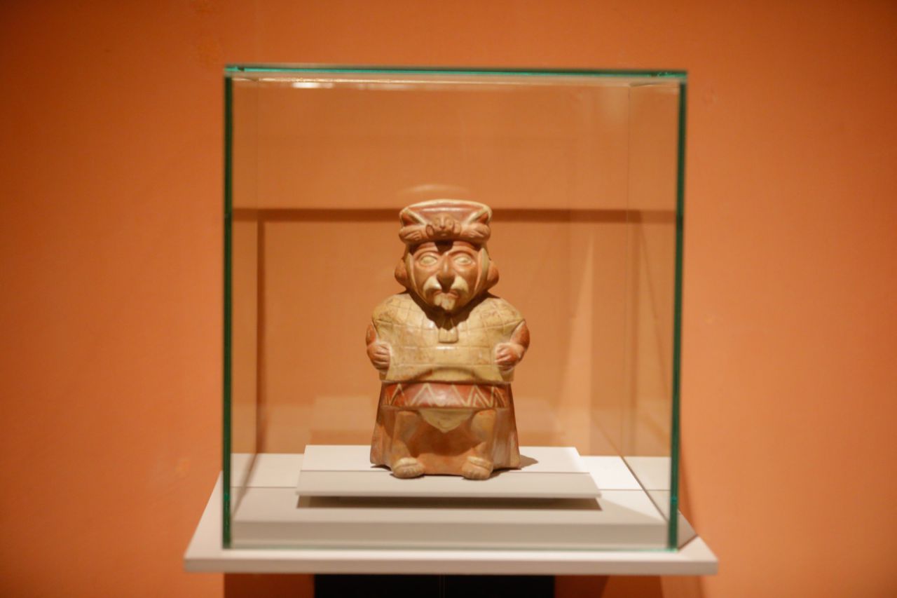 Vasija antropomórfica 100 a. C.-700 d. C. del Museo de América.