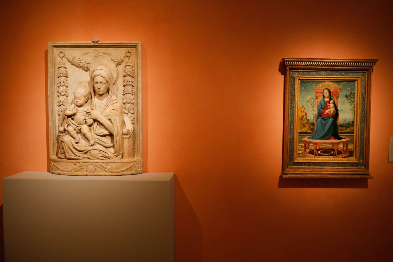Madonna Cernazai 1480-1490 de Niccolo di Giovanni Fiorentino del Museo Lázaro Galdiano.