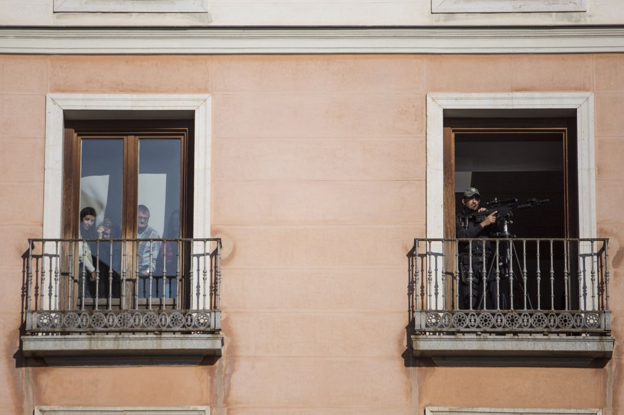 Grandes medidas de seguridad por la visita del presidente chino a Madrid