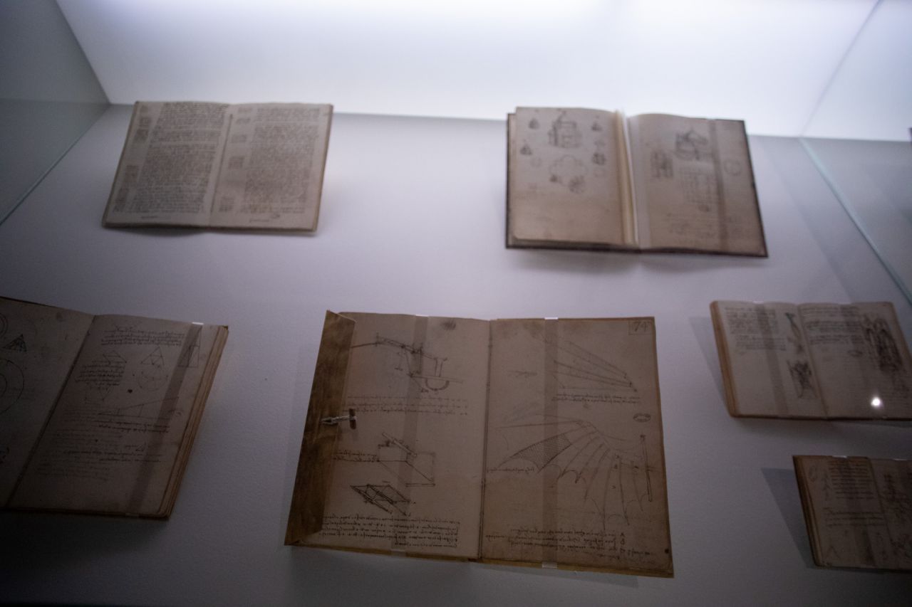 Facsimil de Leonardo.