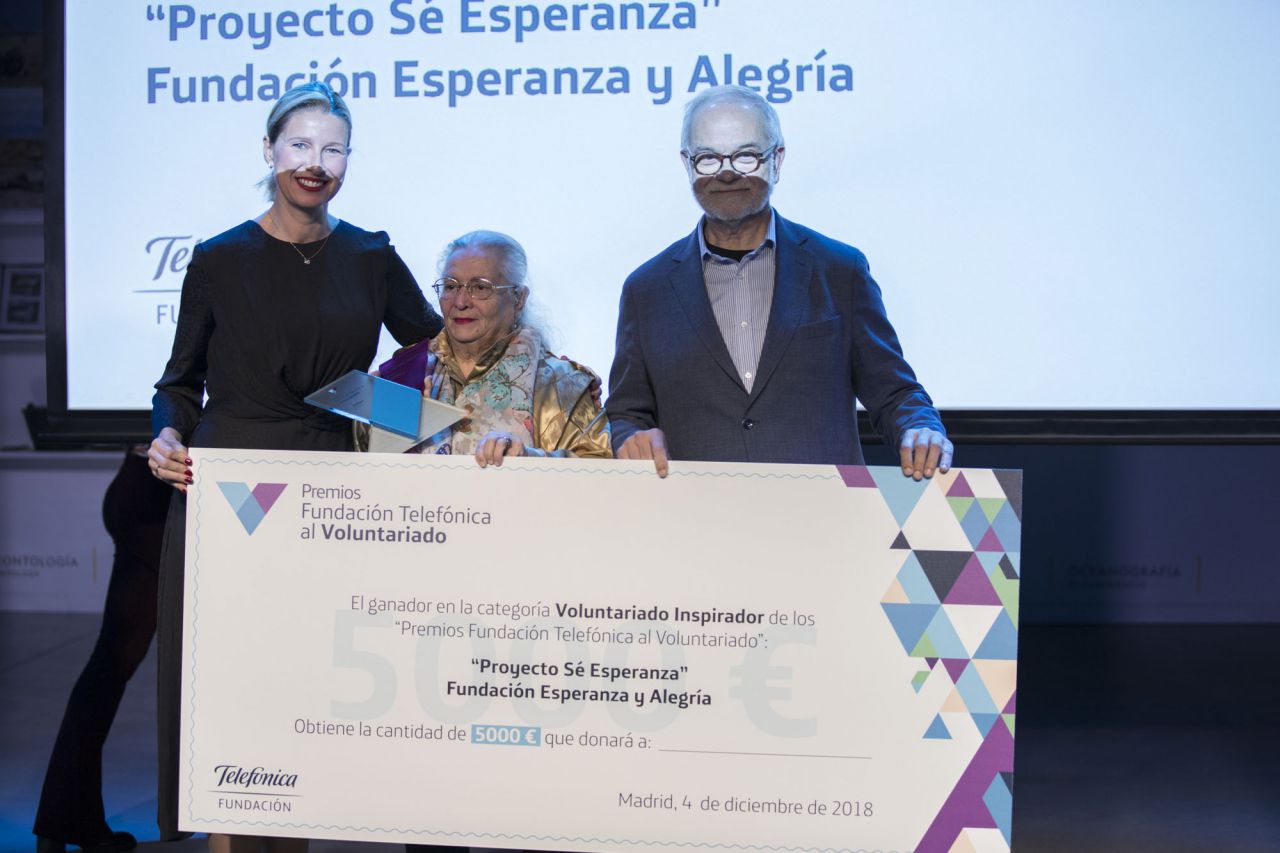 El proyecto Sé Esperanza, ganador en la categoría Voluntariado Inspirador.