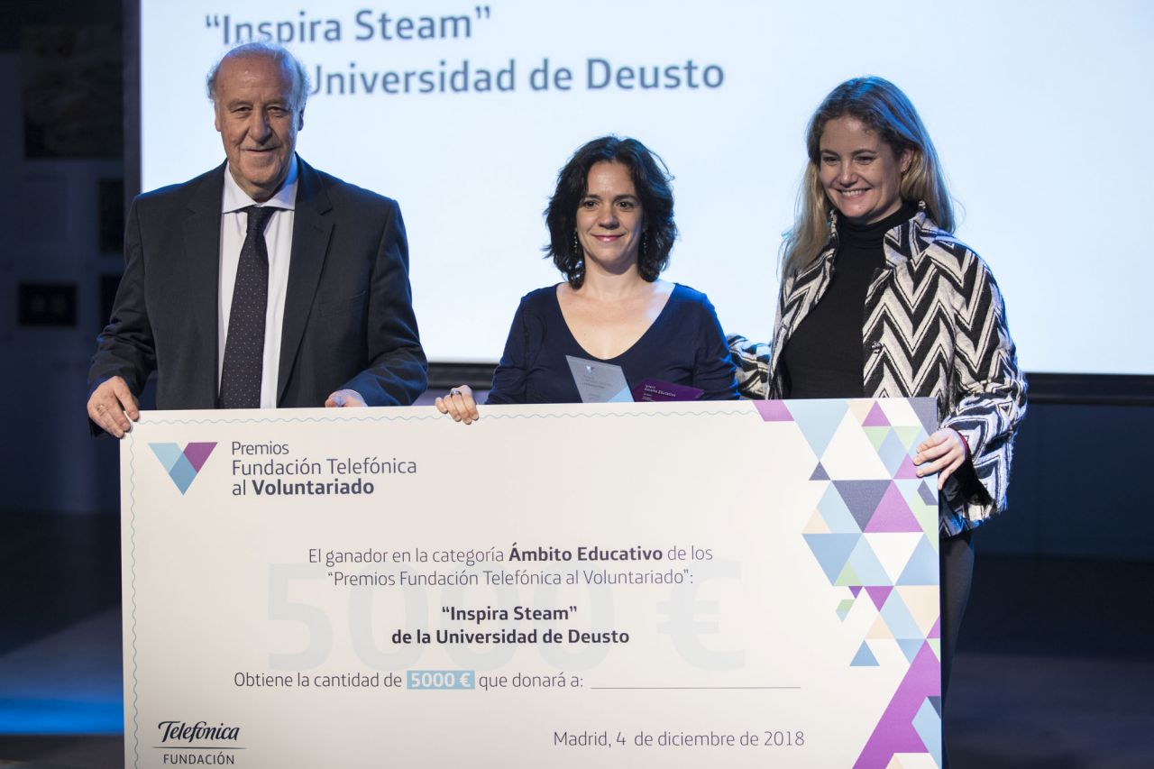 Inspira Steam, ganador en la categoría de Ámbito Educativo.