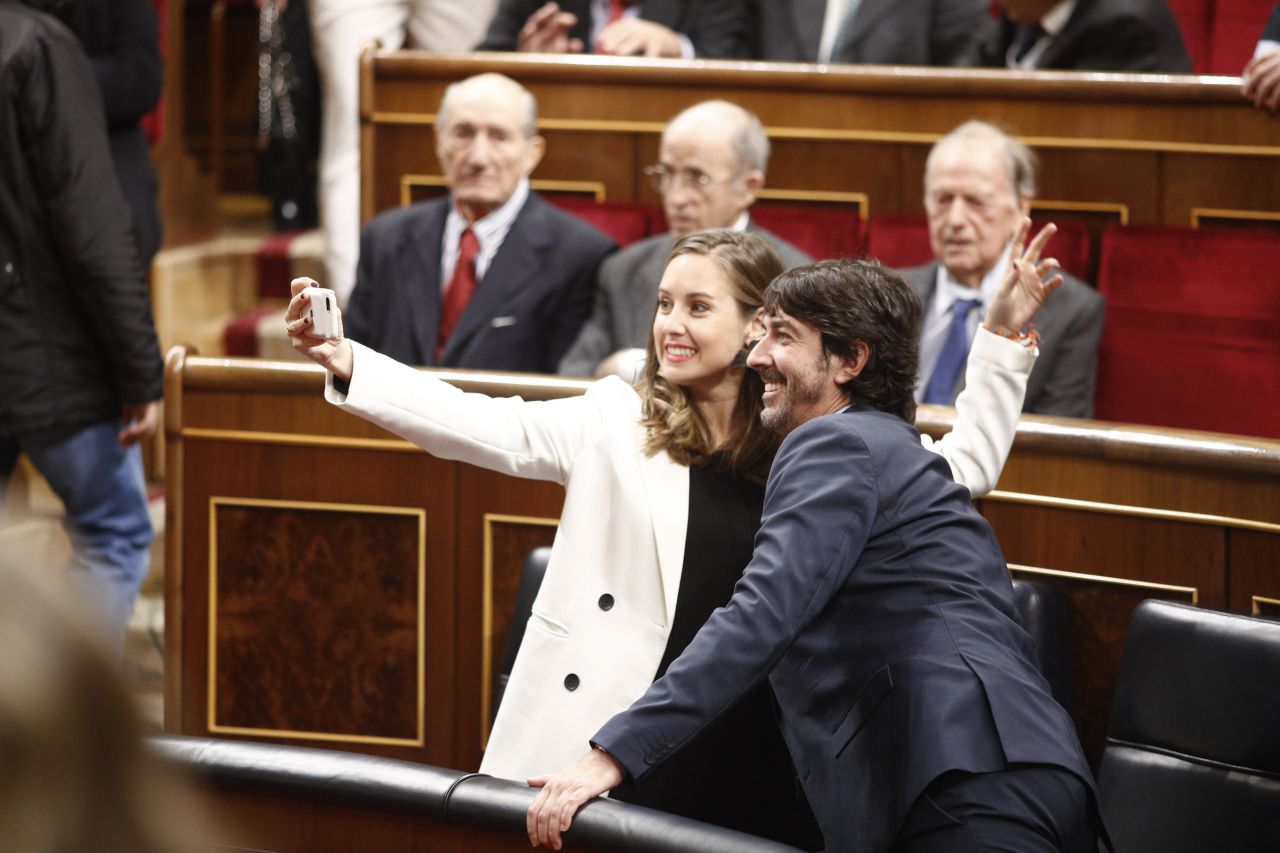 Selfies en el Congreso antes de la llegada de los Reyes