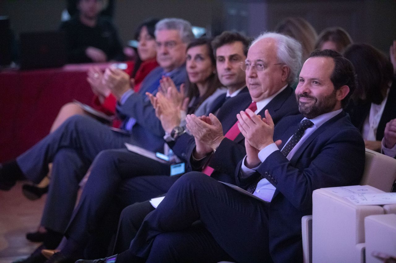 Los premiados y entregadores de premios
