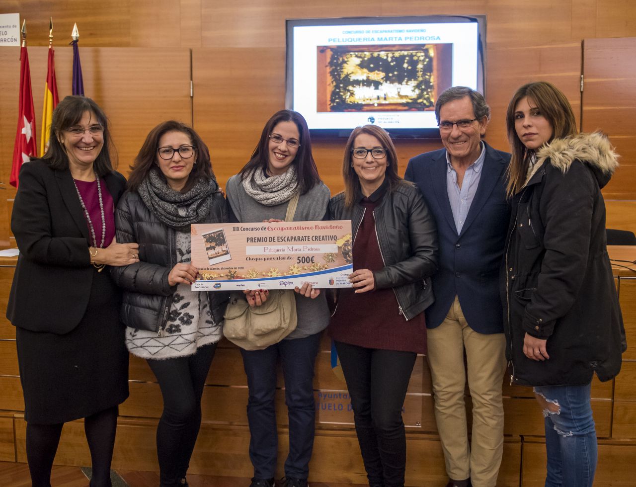 Premio Escaparate Creativo para la Peluquería Marta Pedrosa