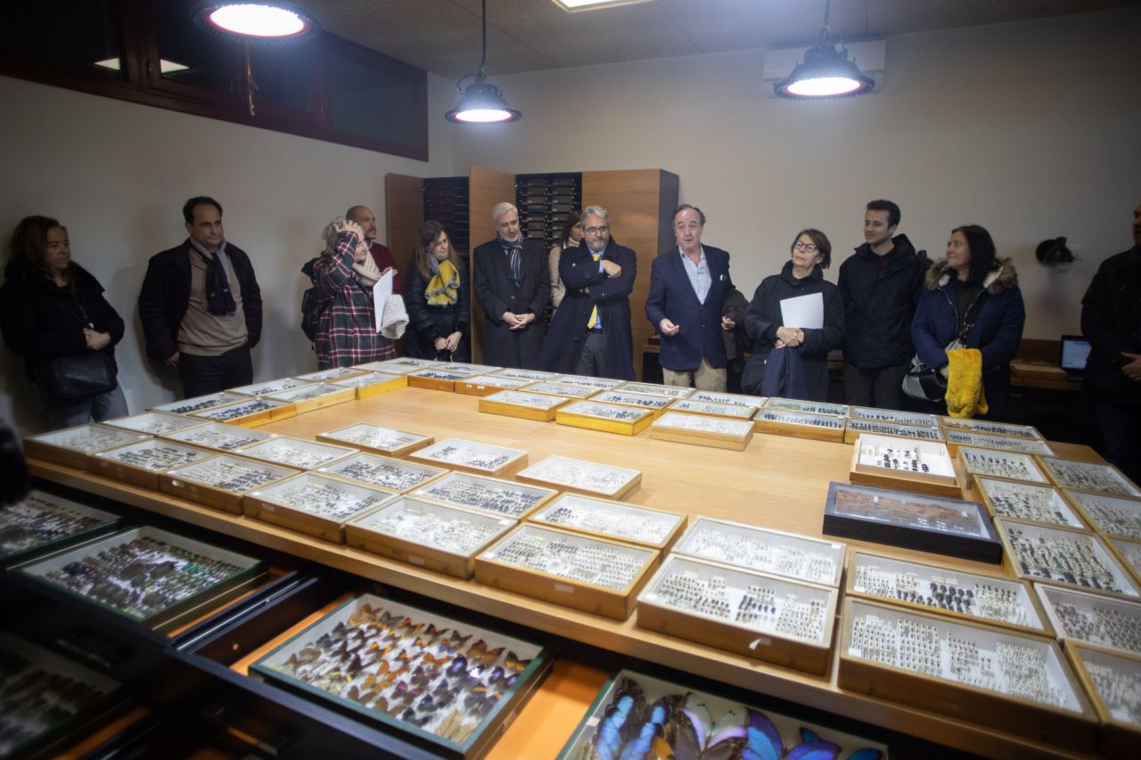 El Ayuntamiento de Madrid ha recibido la donación de la colección de coleópteros y mariposas del entomólogo Manuel Ortego y ha construido el Centro de Entomología Manuel Ortego junto al lago de la Casa de Campo.