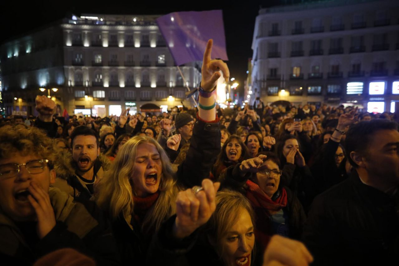 Concentración feminista ¡Ni un paso atrás en igualdad!.