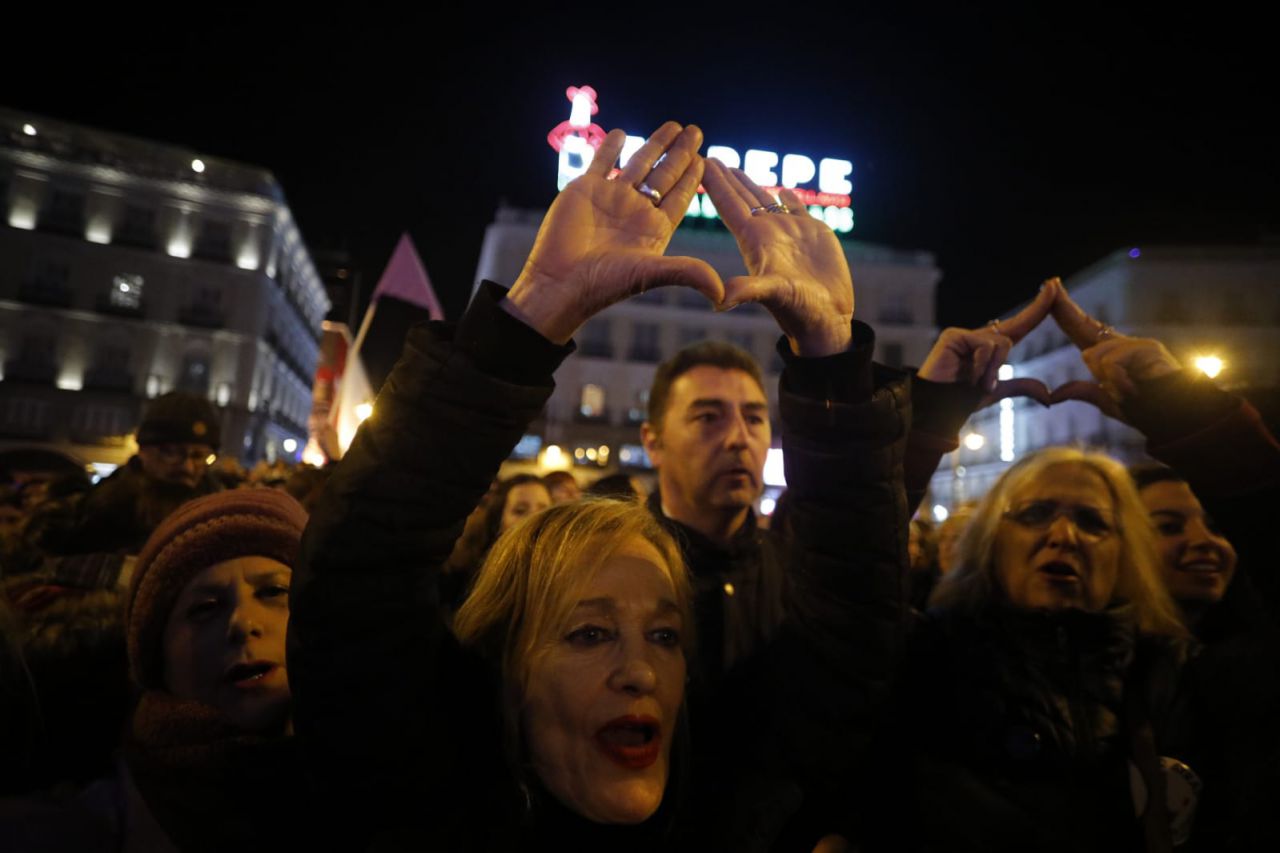 Concentración feminista ¡Ni un paso atrás en igualdad!.