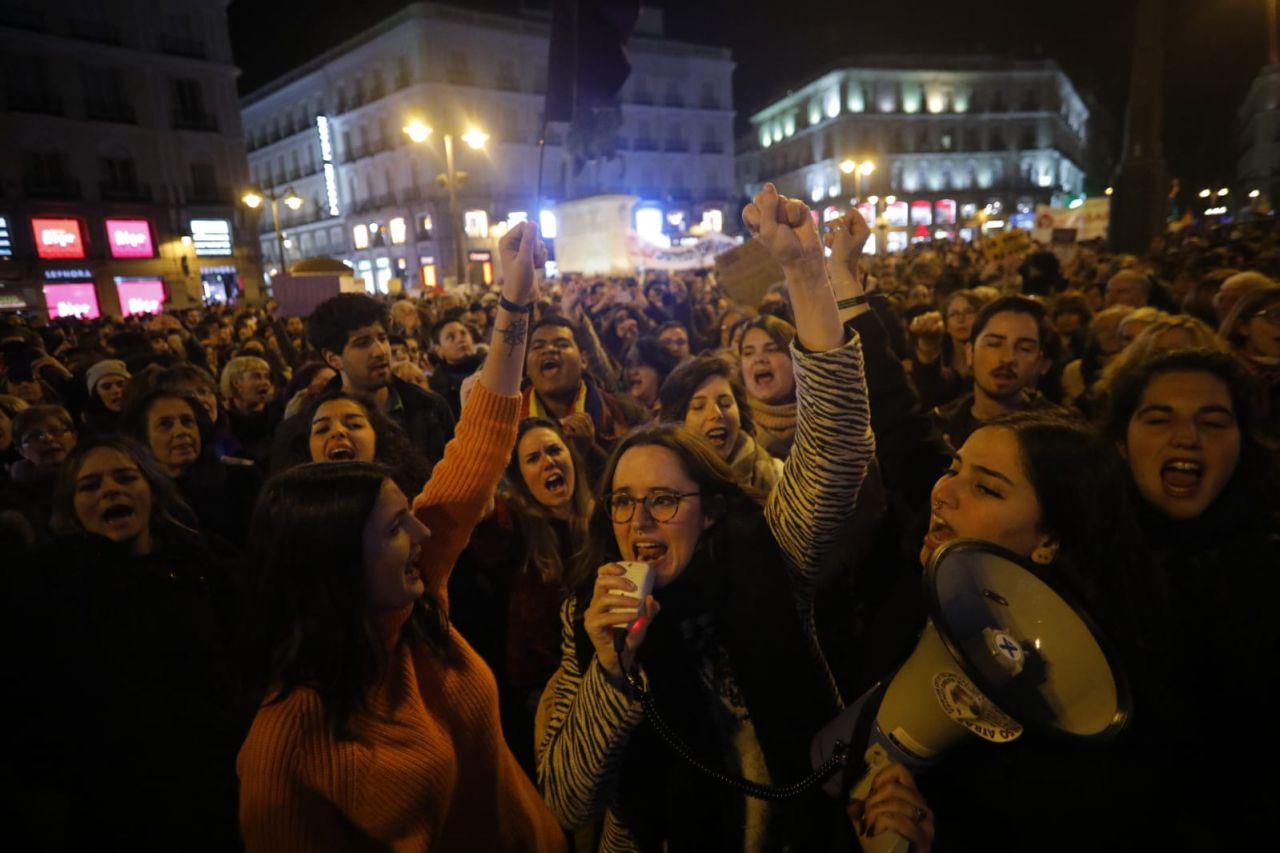 Concentración feminista ¡Ni un paso atrás en igualdad!.