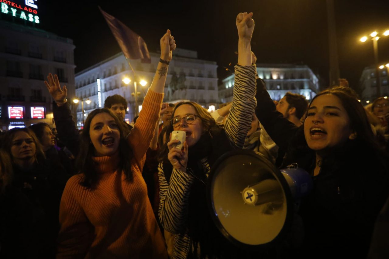Concentración feminista ¡Ni un paso atrás en igualdad!.