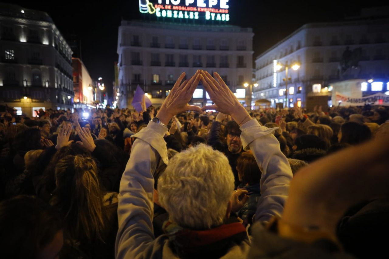 Concentración feminista ¡Ni un paso atrás en igualdad!.