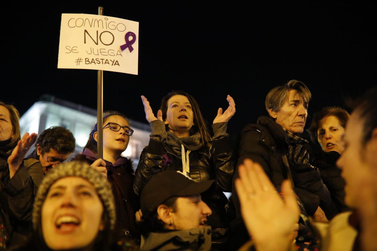Concentración feminista ¡Ni un paso atrás en igualdad!.