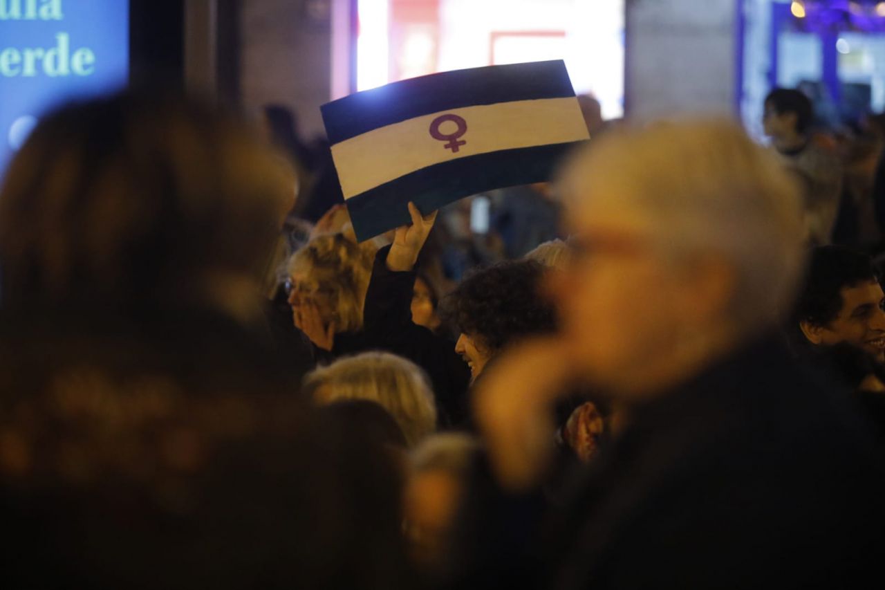 Concentración feminista ¡Ni un paso atrás en igualdad!.