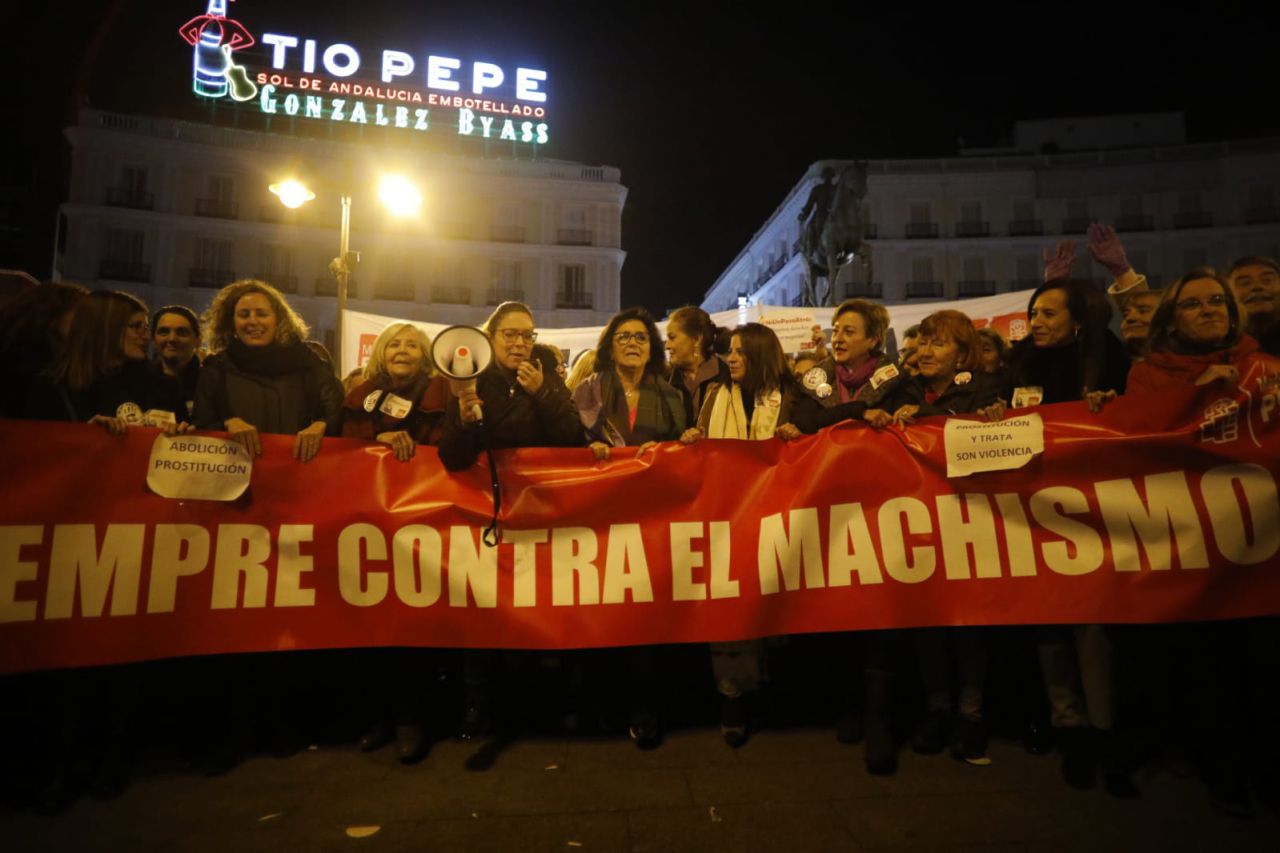 Concentración feminista ¡Ni un paso atrás en igualdad!.