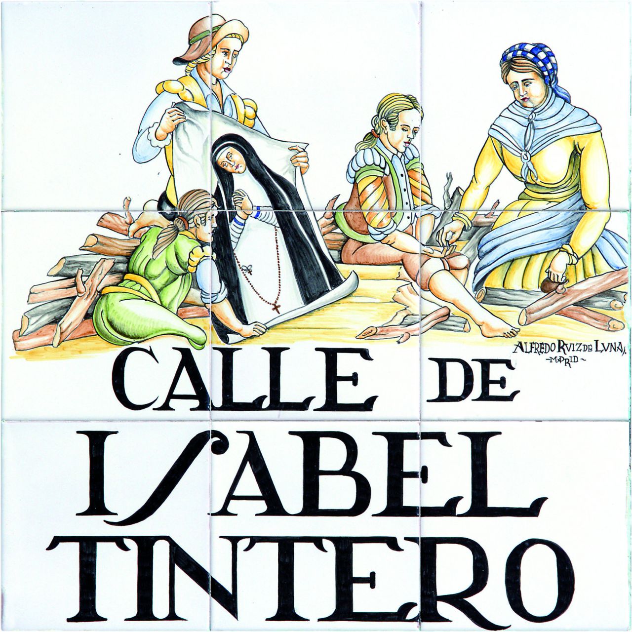 Es el nombre de la mujer a la que se atribuye el inicio del culto de la Virgen de la Paloma en el siglo XVIII.
