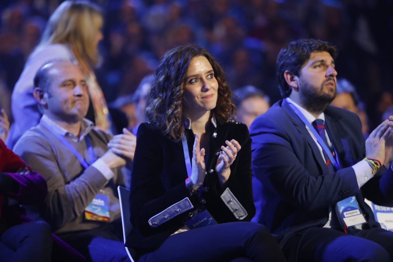 Isabel Díaz Ayuso en la Convención Nacional del PP.