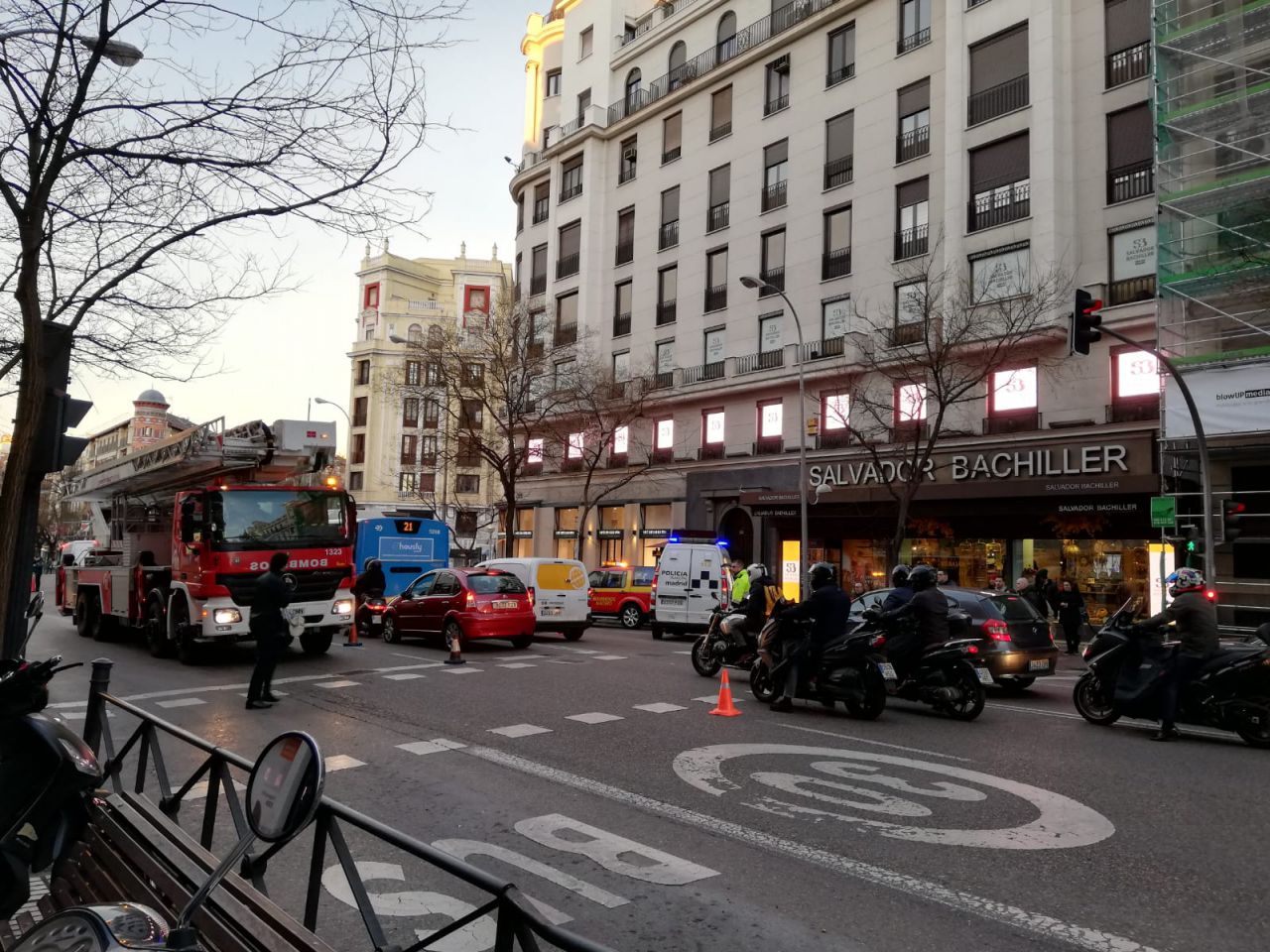 Número 151 de la calle Alcalá.