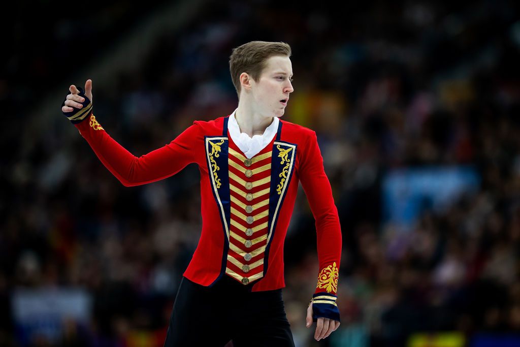 Alexander Samarin, rival de Fernández y plata en esta competición.