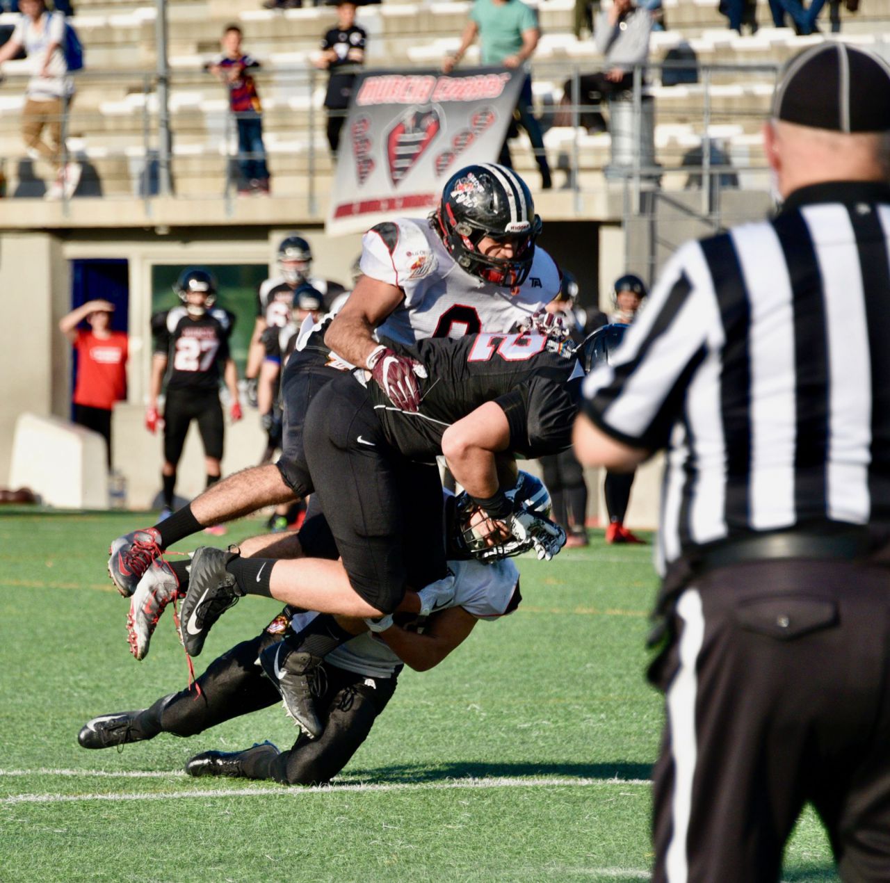 Partido disputado entre el Murcia Cobras y el LG Oled Black Demons Las Rozas.