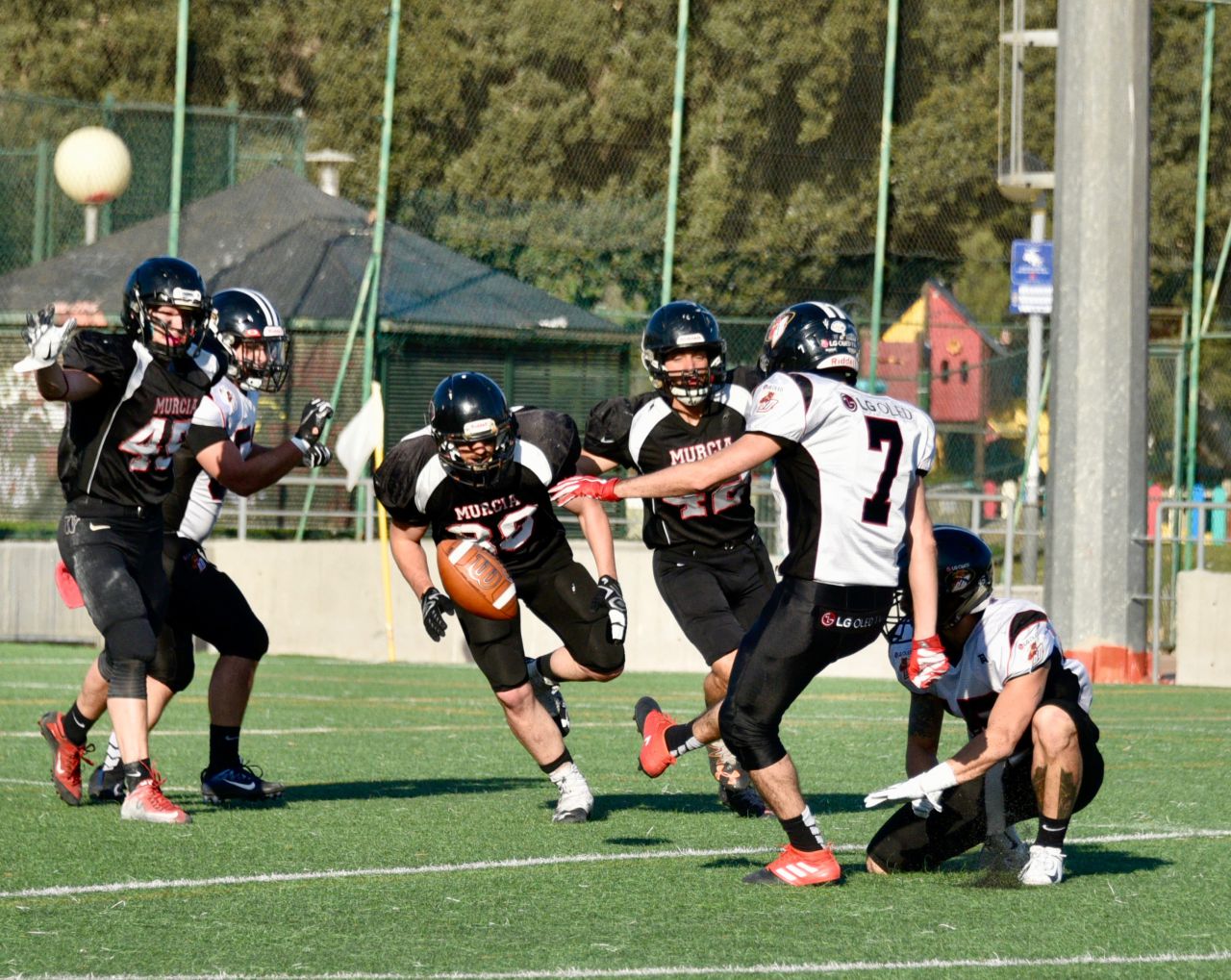 Partido disputado entre el Murcia Cobras y el LG Oled Black Demons Las Rozas.