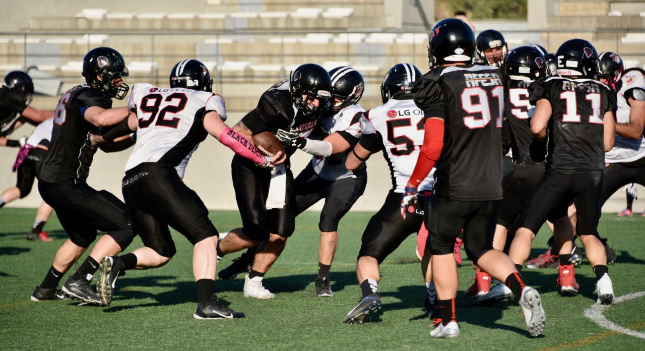 Partido disputado entre el Murcia Cobras y el LG Oled Black Demons Las Rozas.