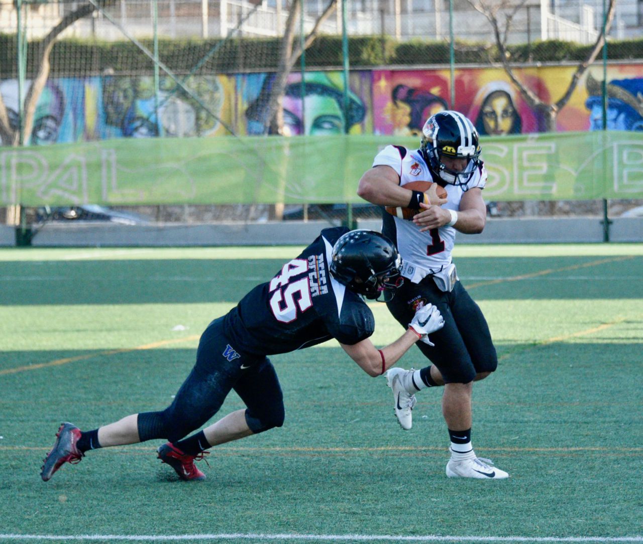 Partido disputado entre el Murcia Cobras y el LG Oled Black Demons Las Rozas.