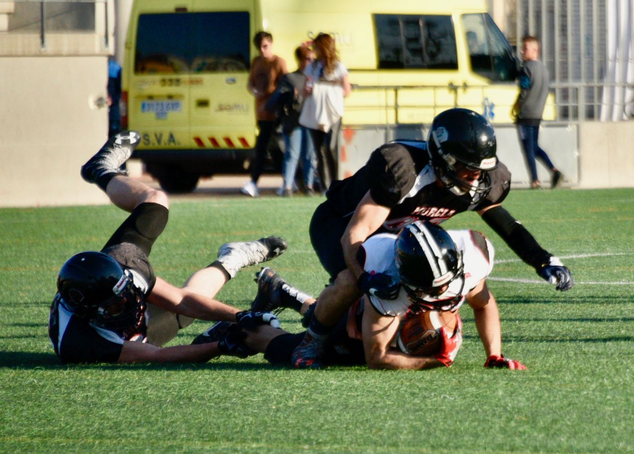 Partido disputado entre el Murcia Cobras y el LG Oled Black Demons Las Rozas.
