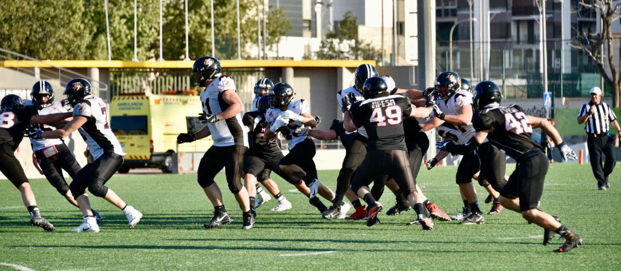 Partido disputado entre el Murcia Cobras y el LG Oled Black Demons Las Rozas.