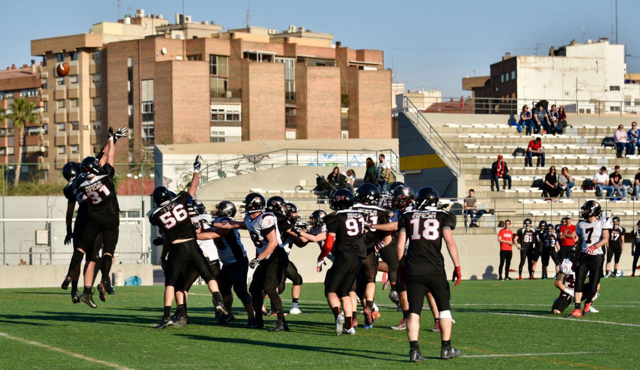 Partido disputado entre el Murcia Cobras y el LG Oled Black Demons Las Rozas.