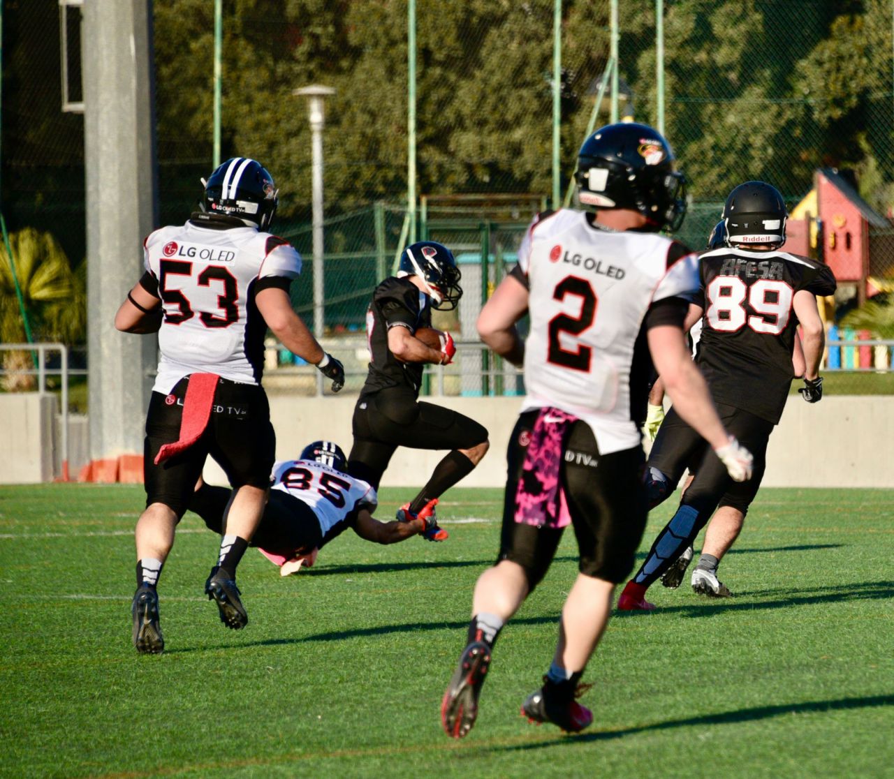 Partido disputado entre el Murcia Cobras y el LG Oled Black Demons Las Rozas.