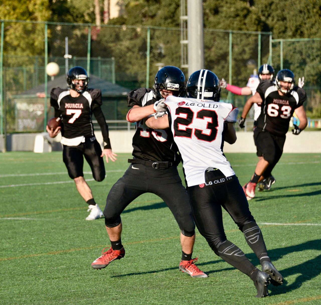 Partido disputado entre el Murcia Cobras y el LG Oled Black Demons Las Rozas.