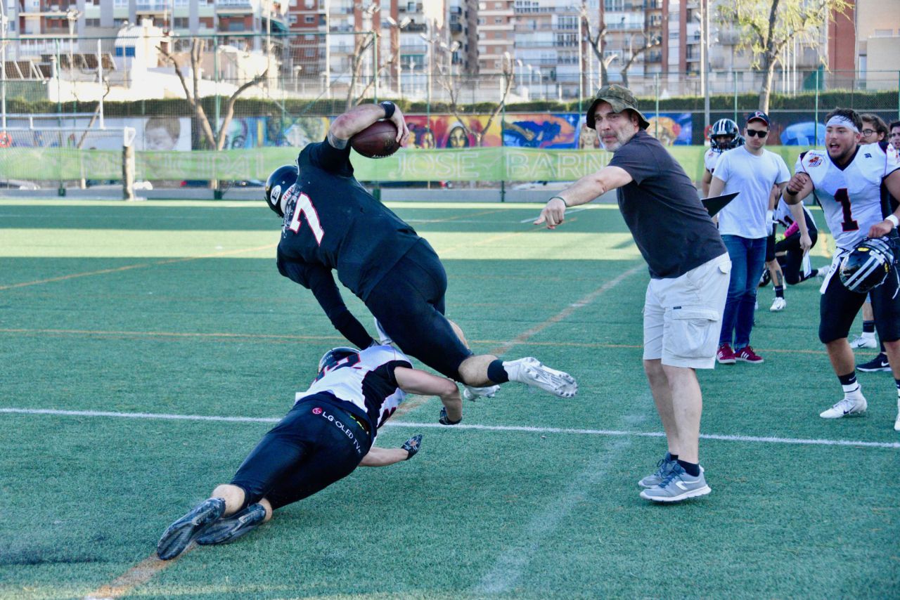 Partido disputado entre el Murcia Cobras y el LG Oled Black Demons Las Rozas.