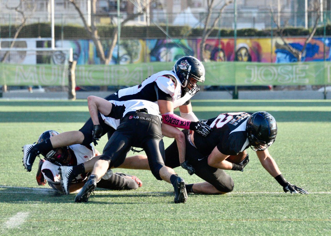 Partido disputado entre el Murcia Cobras y el LG Oled Black Demons Las Rozas.