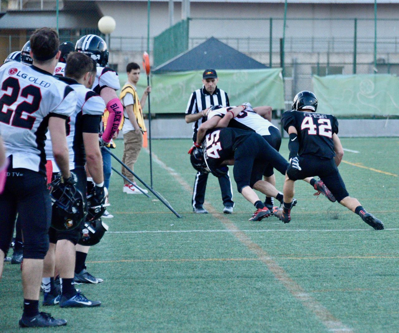 Partido disputado entre el Murcia Cobras y el LG Oled Black Demons Las Rozas.
