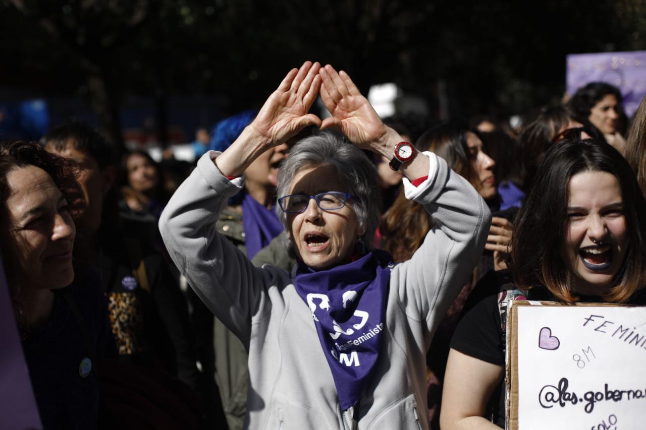 Piquetes feministas han recorrido las calles de Madrid coreando sus proclamas.