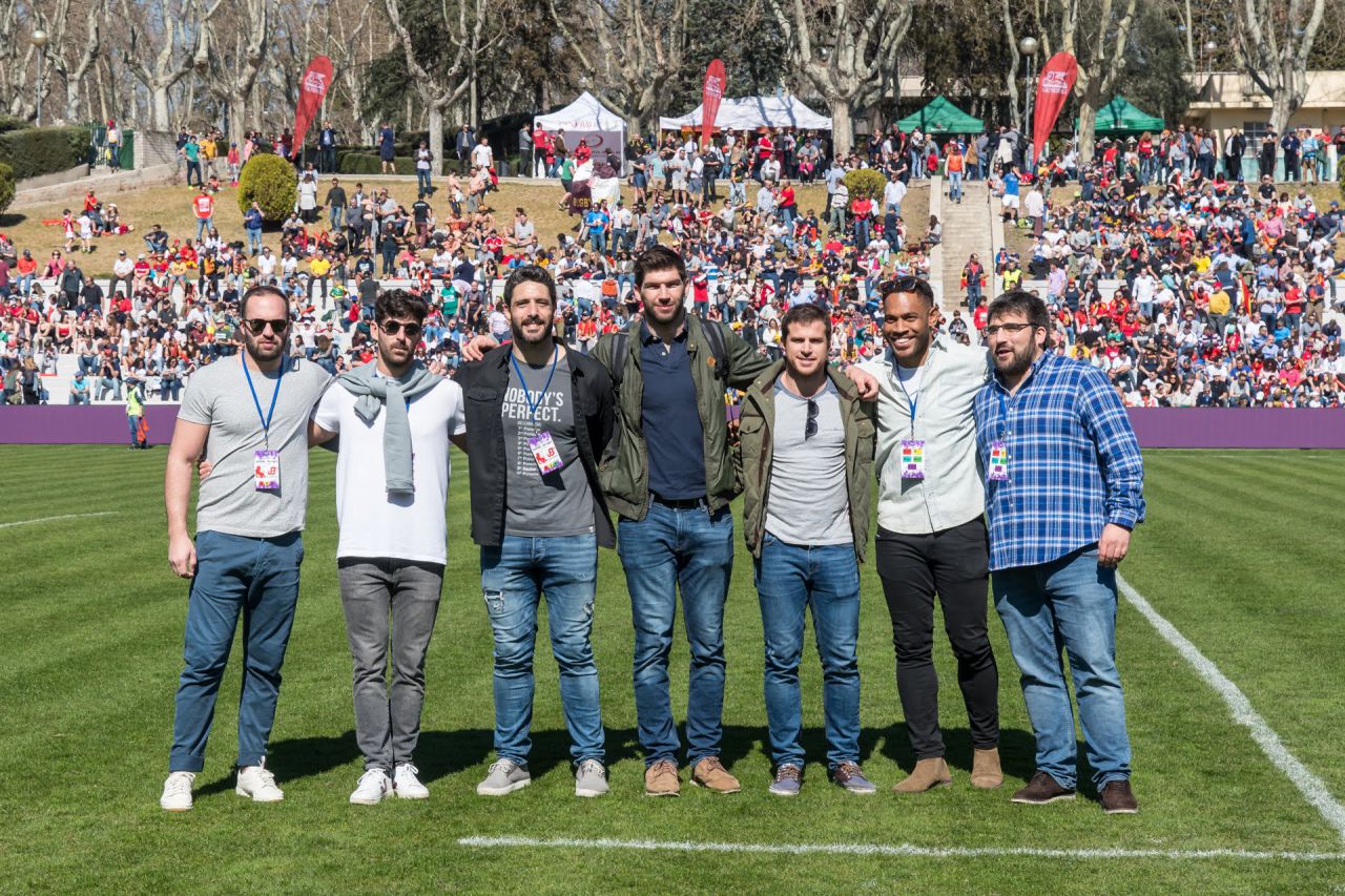 Victoria de España frente a Bélgica en el Campeonato de Europa de Rugby.