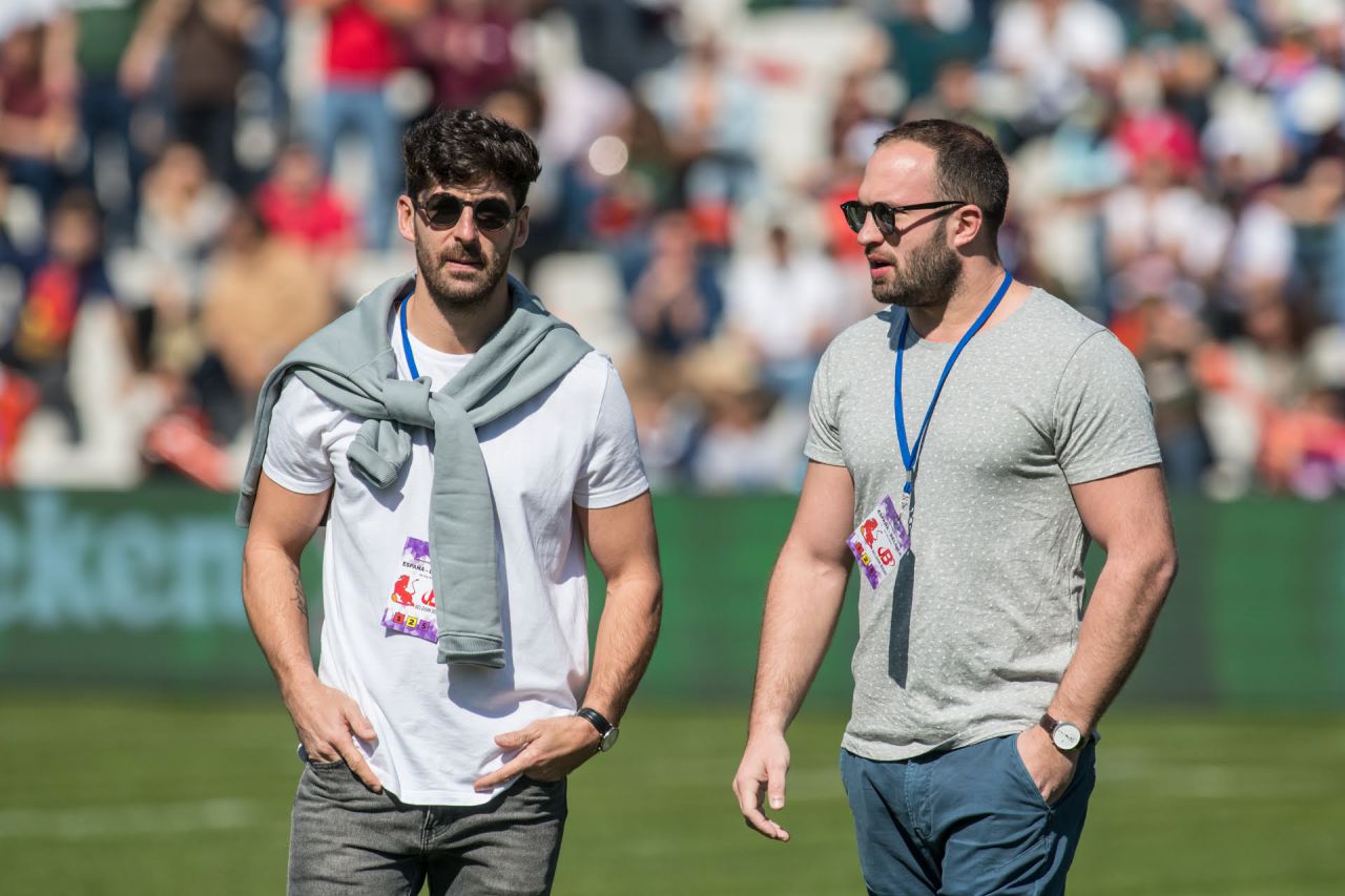 Victoria de España frente a Bélgica en el Campeonato de Europa de Rugby.