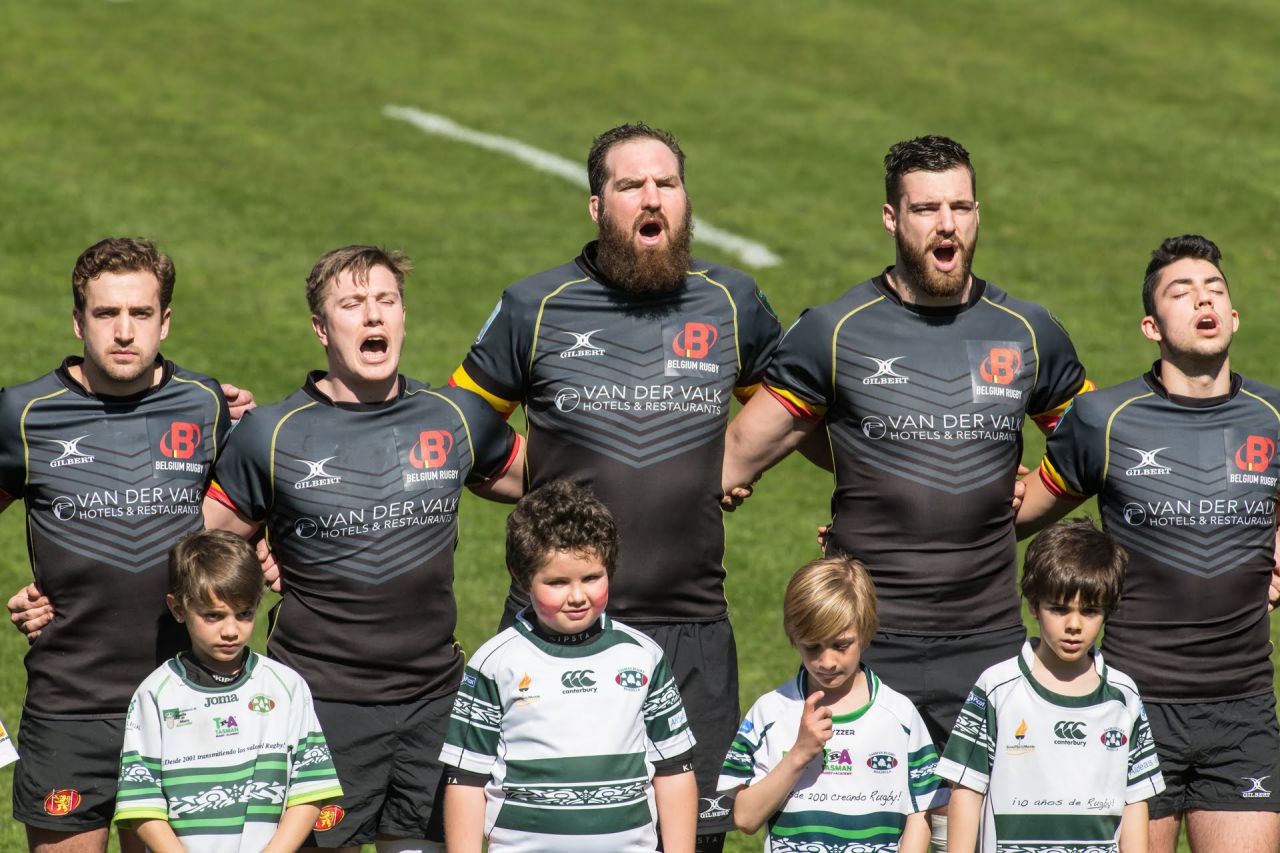 Victoria de España frente a Bélgica en el Campeonato de Europa de Rugby.