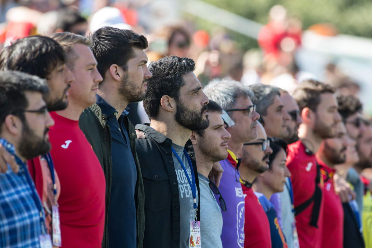 Victoria de España frente a Bélgica en el Campeonato de Europa de Rugby.