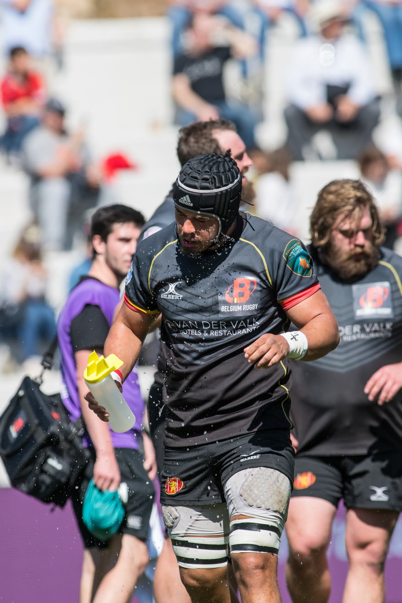 Victoria de España frente a Bélgica en el Campeonato de Europa de Rugby.
