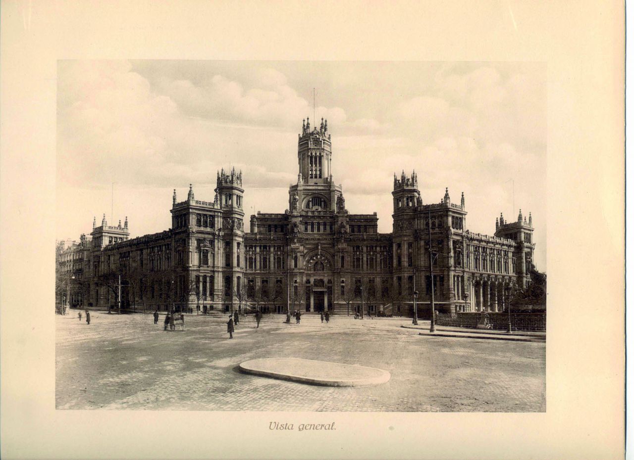 Palacio de Comunicaciones de Madrid. Álbum de heliotipias.1919. Museo de Historia de Madrid