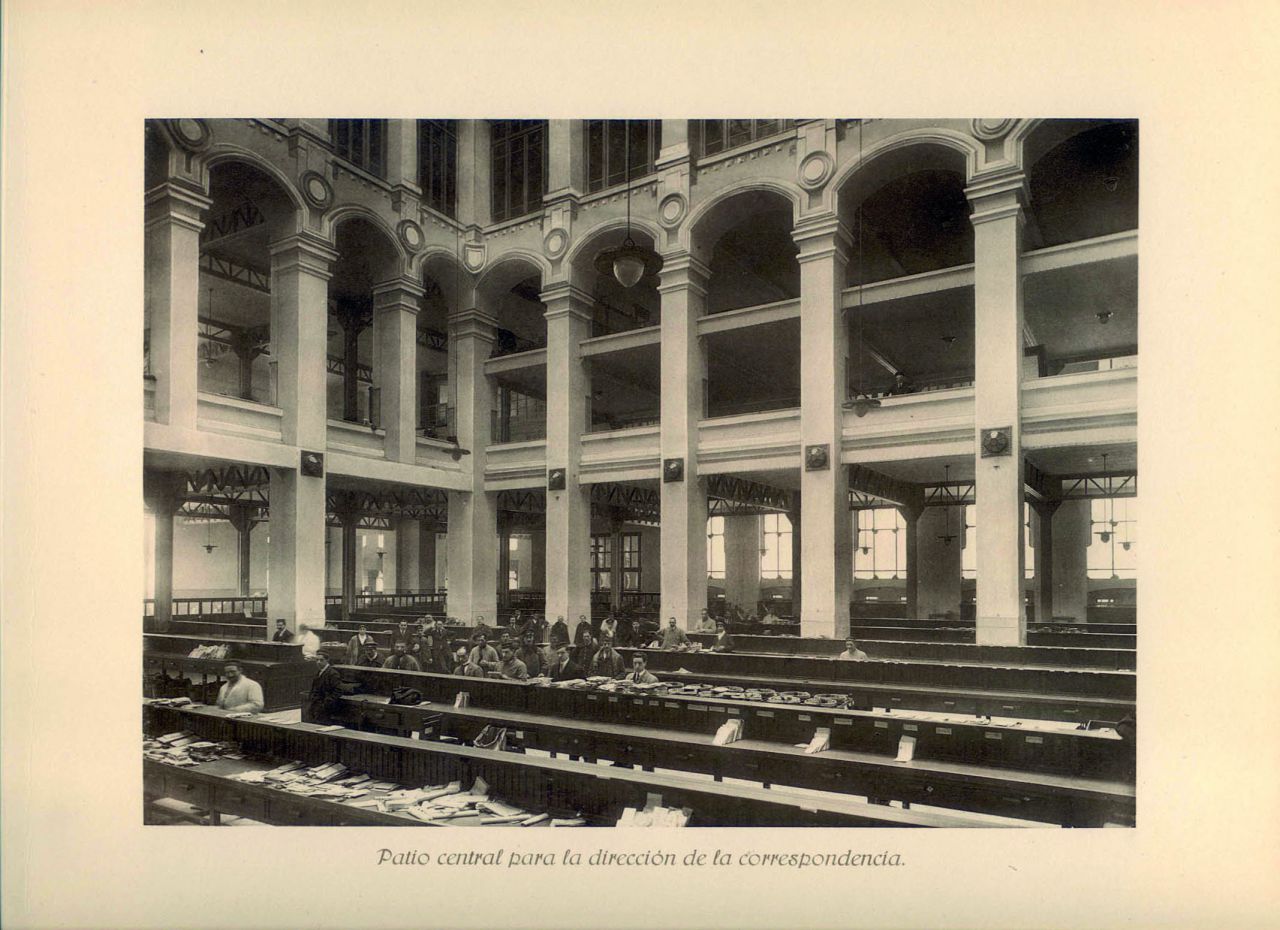 Palacio de Comunicaciones de Madrid. Álbum de heliotipias.1919. Museo de Historia de Madrid