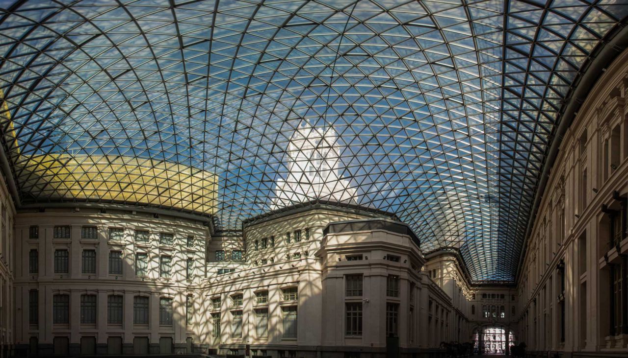 Cúpula acristalada de la Galería de Cristal.