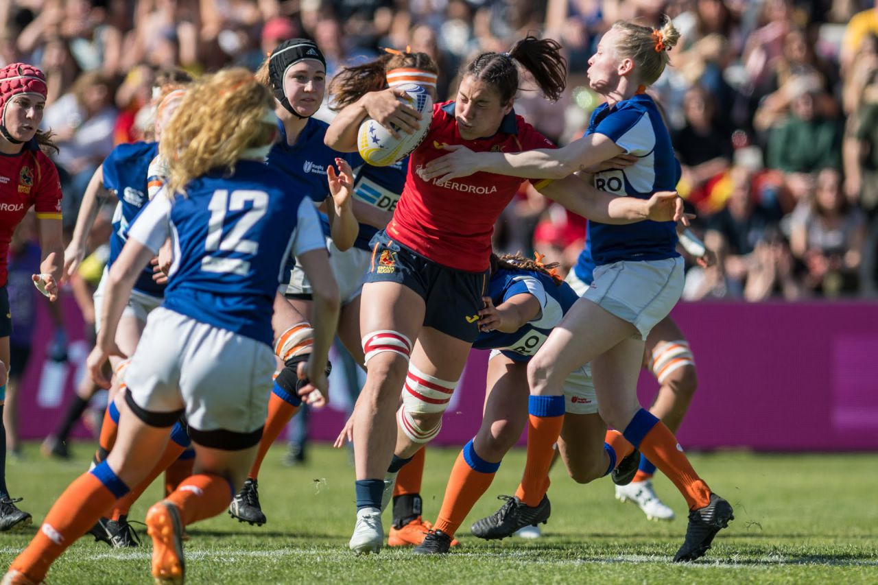 La Selección Española de Rugby Femenino se proclama Campeona de Europa en un partido disputado contra Holanda. 