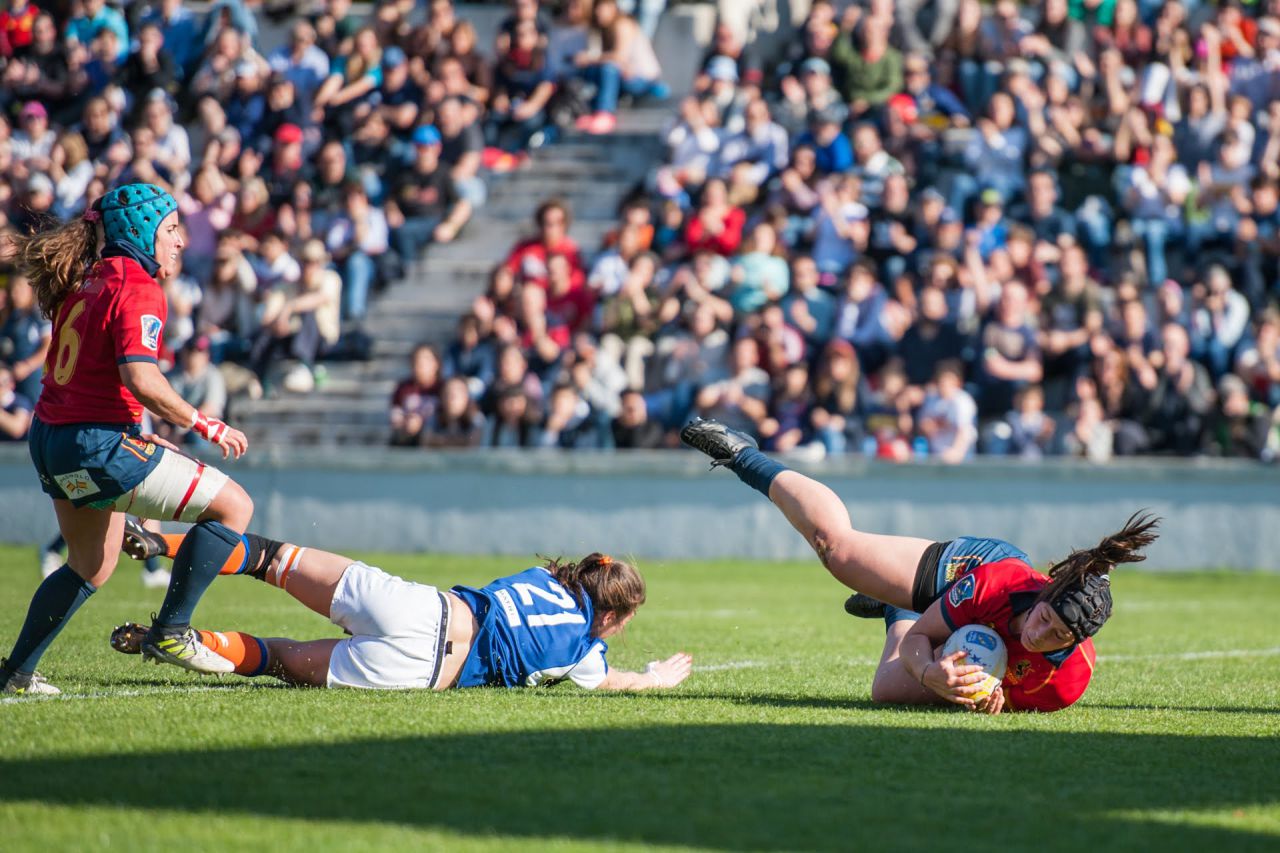 La Selección Española de Rugby Femenino se proclama Campeona de Europa en un partido disputado contra Holanda. 