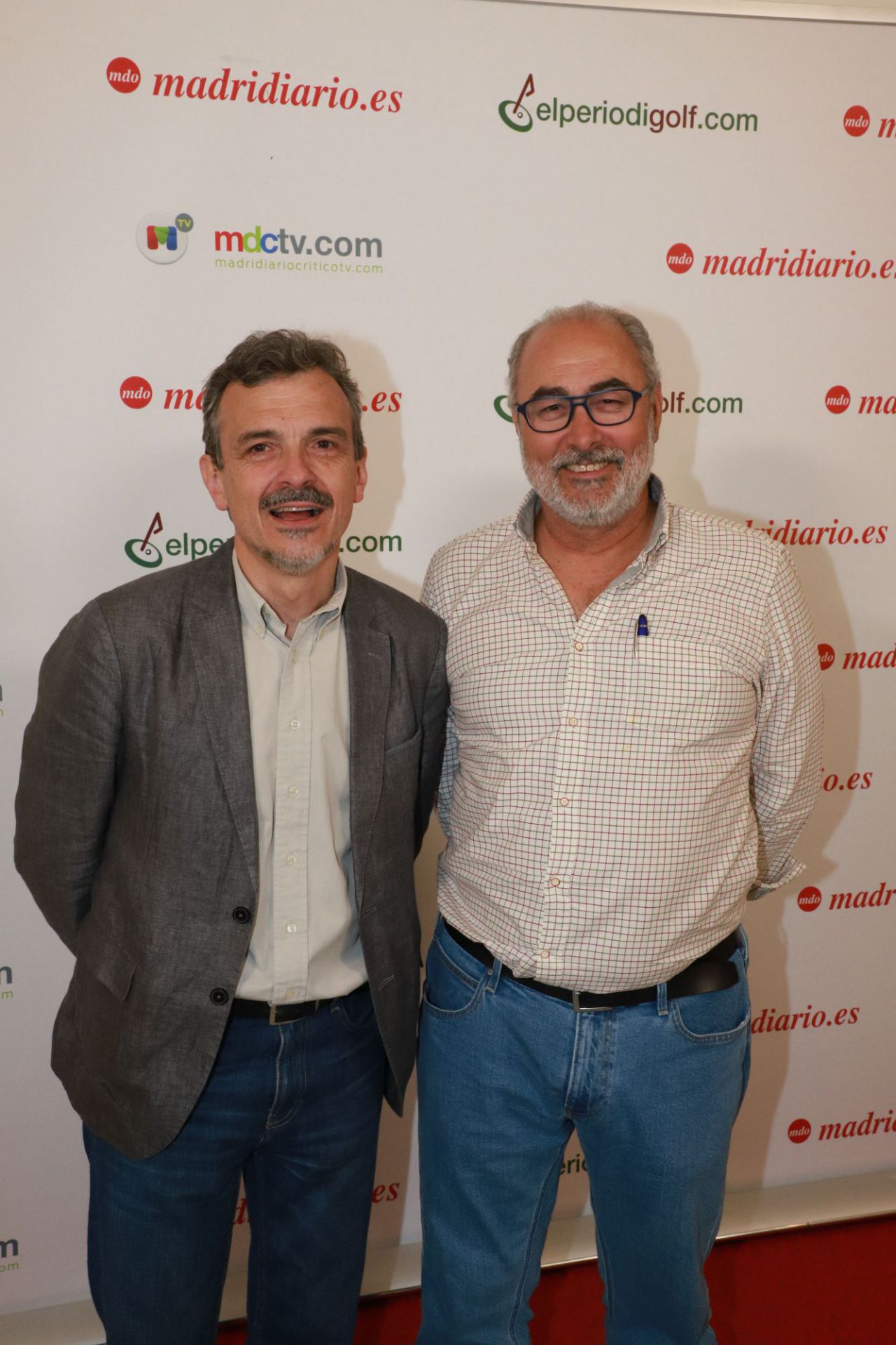 Los diputados de Podemos en la Asamblea de Madrid José Manuel López y Alejandro Sánchez. 