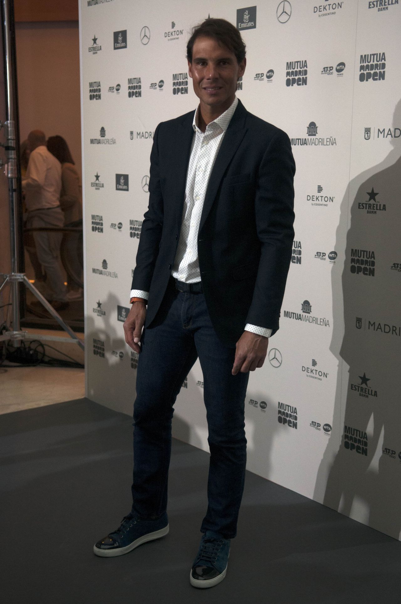 Rafa Nadal no quiso perderse la cita inicial del Open de Tenis. 