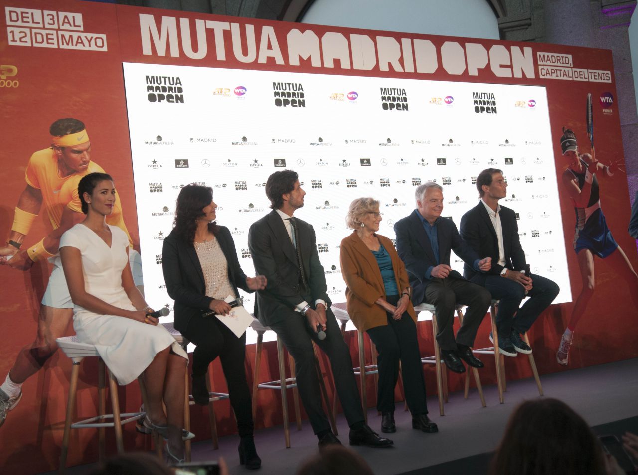 El Museo del Prado acogió la presentación del Open de Tenis que se celebrará hasta el 12 de mayo en la Caja Mágica de Madrid. 