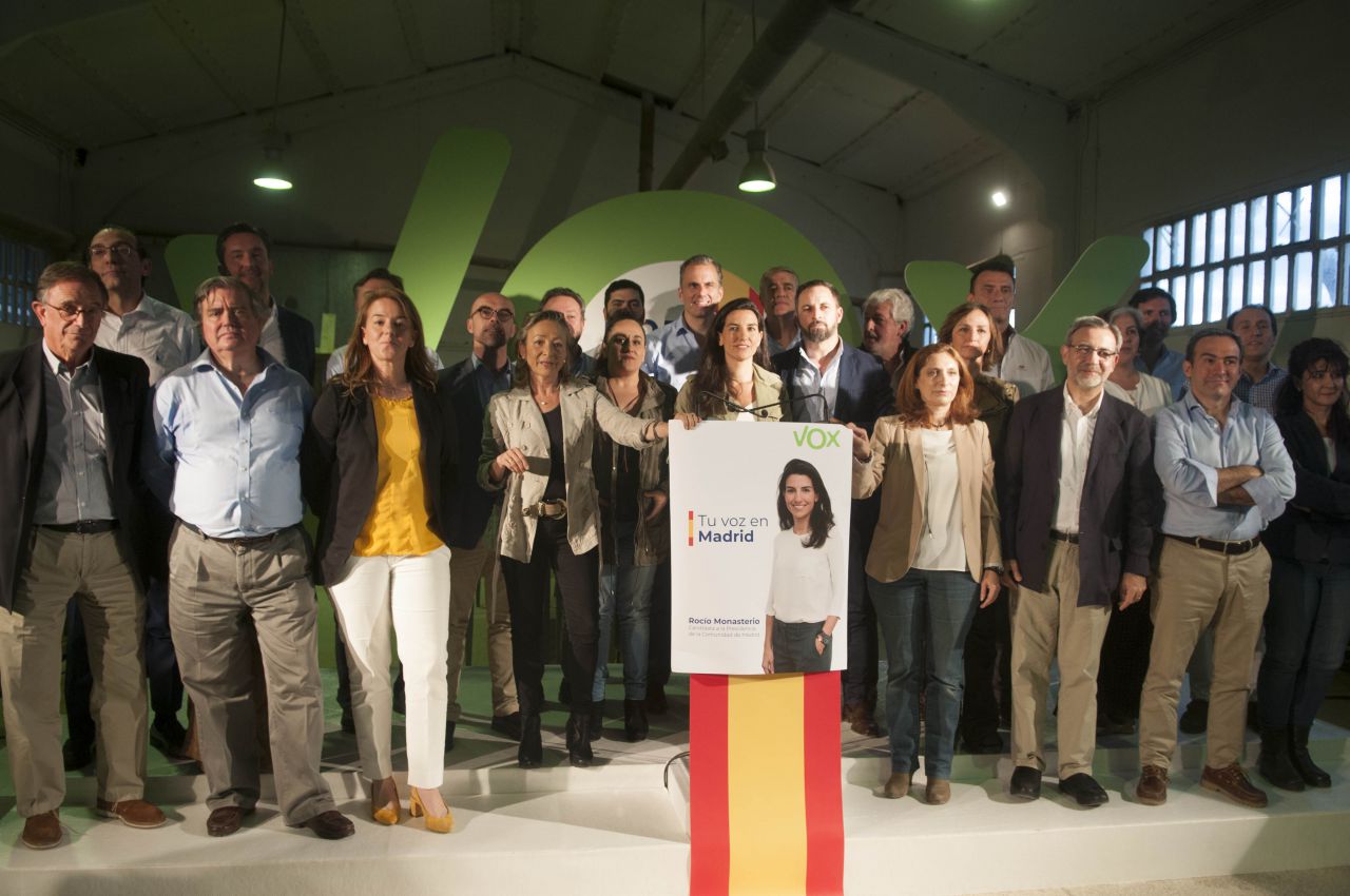 Rocío Monasterio, candidata de Vox a la presidencia de la Comunidad de Madrid. 